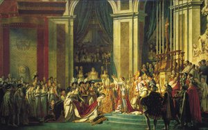 The Coronation of Napoleon by Jacques Louis David